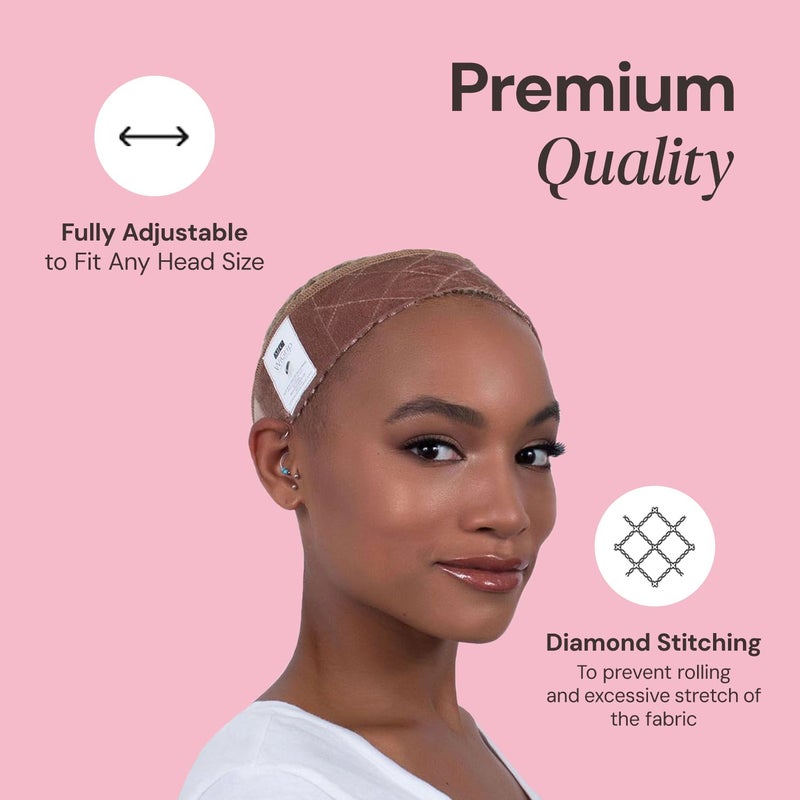MILANO COLLECTION WiGrip, The Original Comfort Wig Grip Band, Adjustable Band for Glueless Support, Non-Slip Wig Grip Headbands, Tension-Free, One Size Fits All, Nude - Image 5