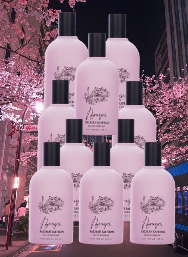 SALMAN SAFFRON 10 Pieces Bruges Perfume 100ML - Image 1