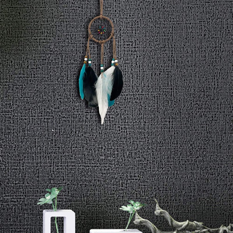 Awlee Dream Catcher for car Rearview Mirror Hanging Decor Handmade Indian Wooden Beads Nature Feather Small Car Charms Pendant Accessories - Image 5