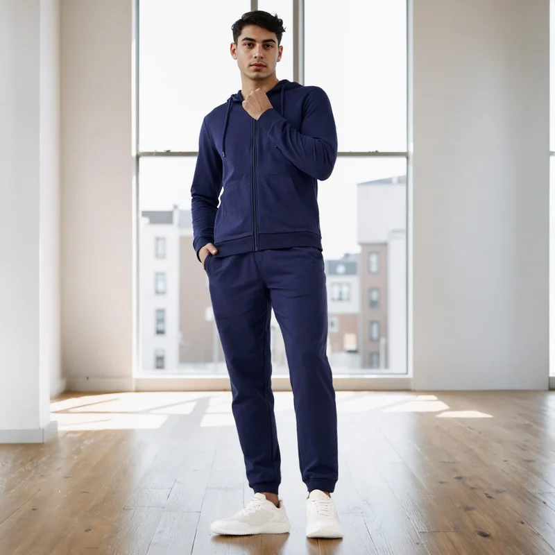 ADOT by Splash Zip Through Hoodie with Kangaroo Pockets