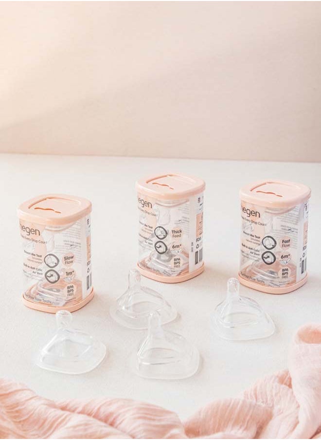 hegen Pack Of 2 Teat Slow Flow  - Image 5