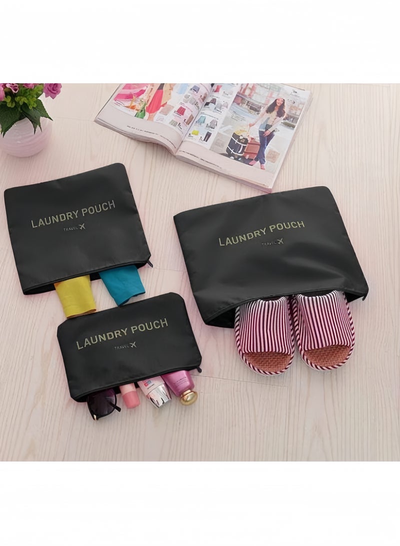 OHAHO 6 Set Packing Cubes Luggage Packing Organizers Suitcase Organizer Bags Set for Luggage for Travel Accessories (Black) - Image 5