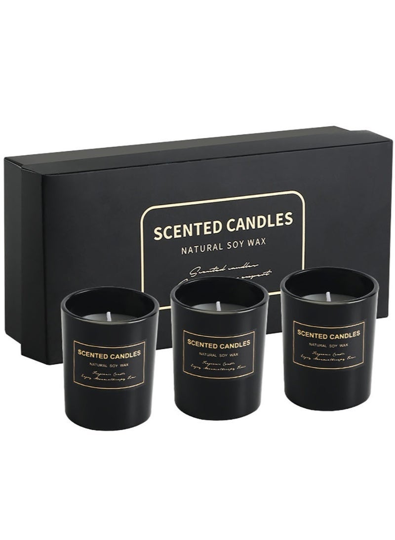 3 Pack Scented Candles, Three Different Scents Candles, Floral Scent Candles, Long lasting Strong Fragrance Scented, Gift candle - Image 2