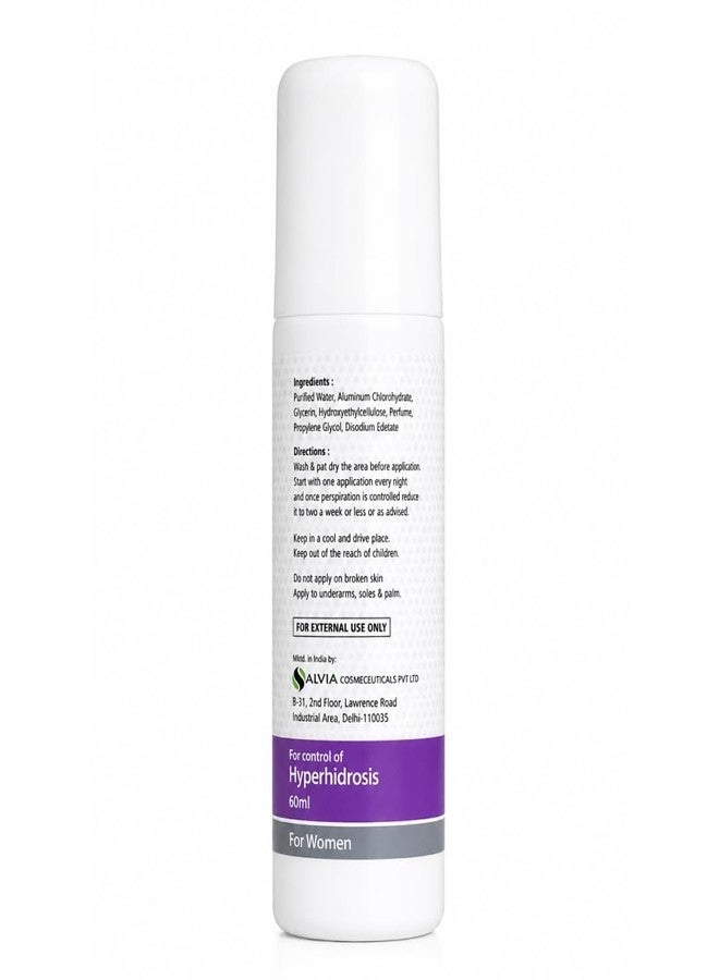 Salvia Sweat Go Rollon Antiperspirant,Lavender For Women - 60 ML - Image 2