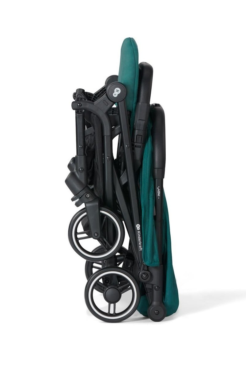 Kinderkraft - Spacerowy Indy Stroller - Nature Vibes Green - Image 5