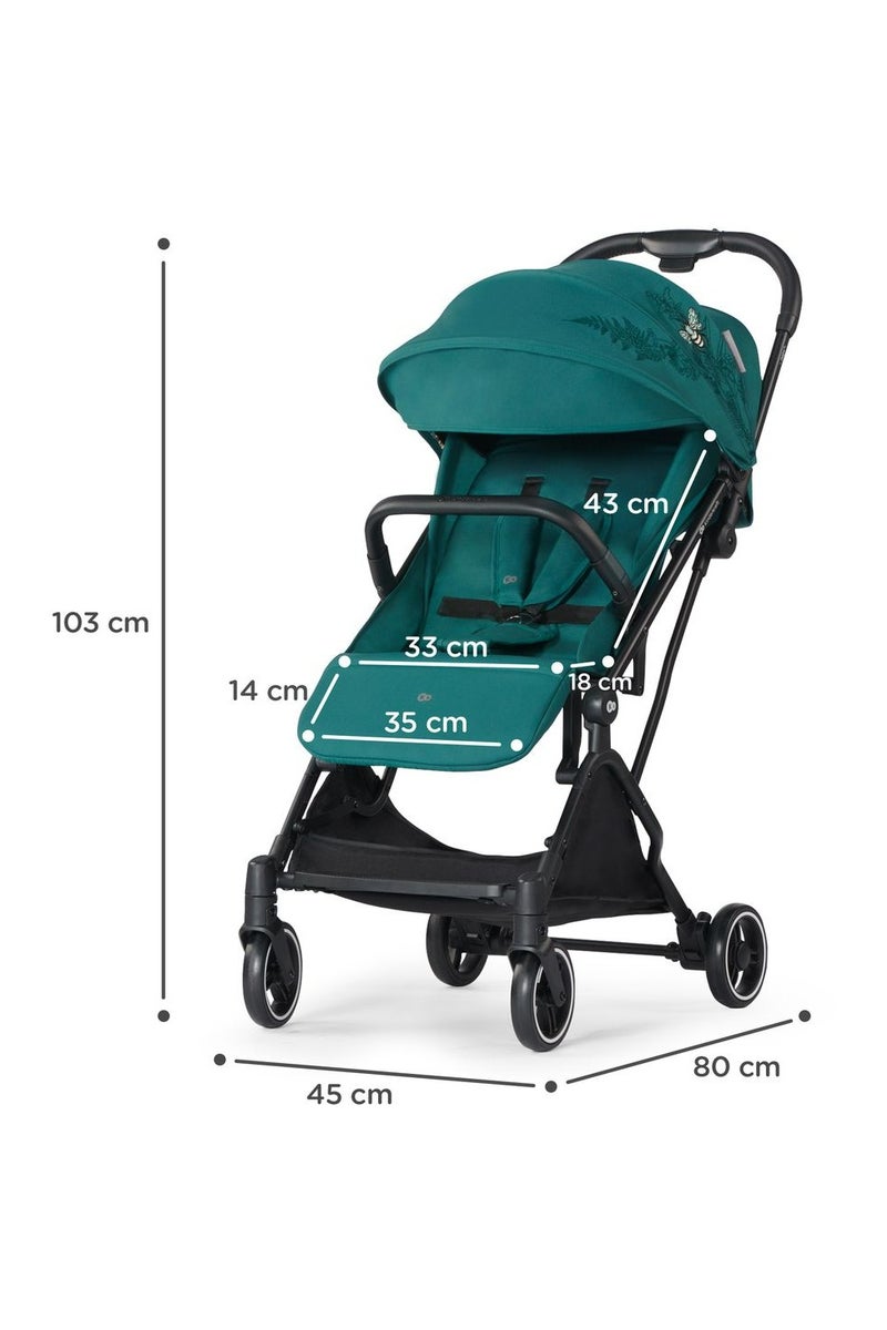 Kinderkraft - Spacerowy Indy Stroller - Nature Vibes Green - Image 2