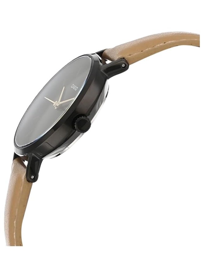 كاسيو ساعة نسائية جلدية بعقارب -- -  مم - Image 4