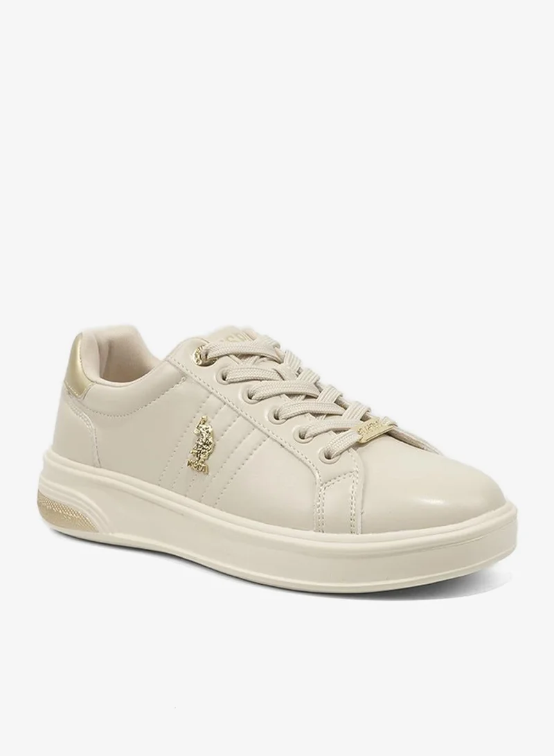 U.S. Polo Assn. Ellie Women's Comfortable Stylish Casual Everyday Shoes - Beige