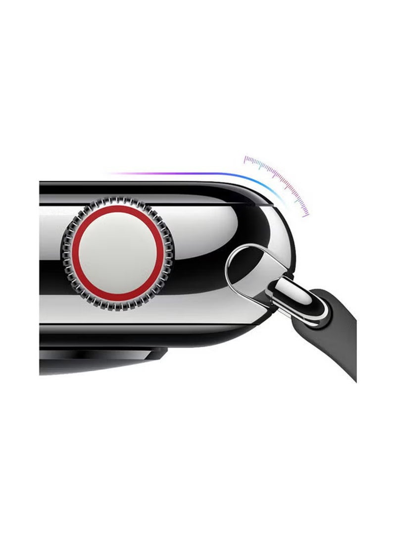 Waldic Apple Watch Series 10 46mm Premium Screen Protector- Crisp Clarity, Ultimate Safety, Shield Against Smudges, Reliable Quality, Easy Installation & Removal - Black  - Image 4
