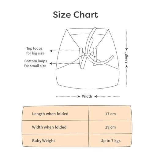 superbottoms Basic Langot | New born Baby Essential | 100% Pure Cotton Double Layered | Extra Soft & Breathable Nappy For Baby Girl And Baby Boy | Fits Medium To Large | Up To 5 Kg (0-9 Months) 18 Pcs - Image 5