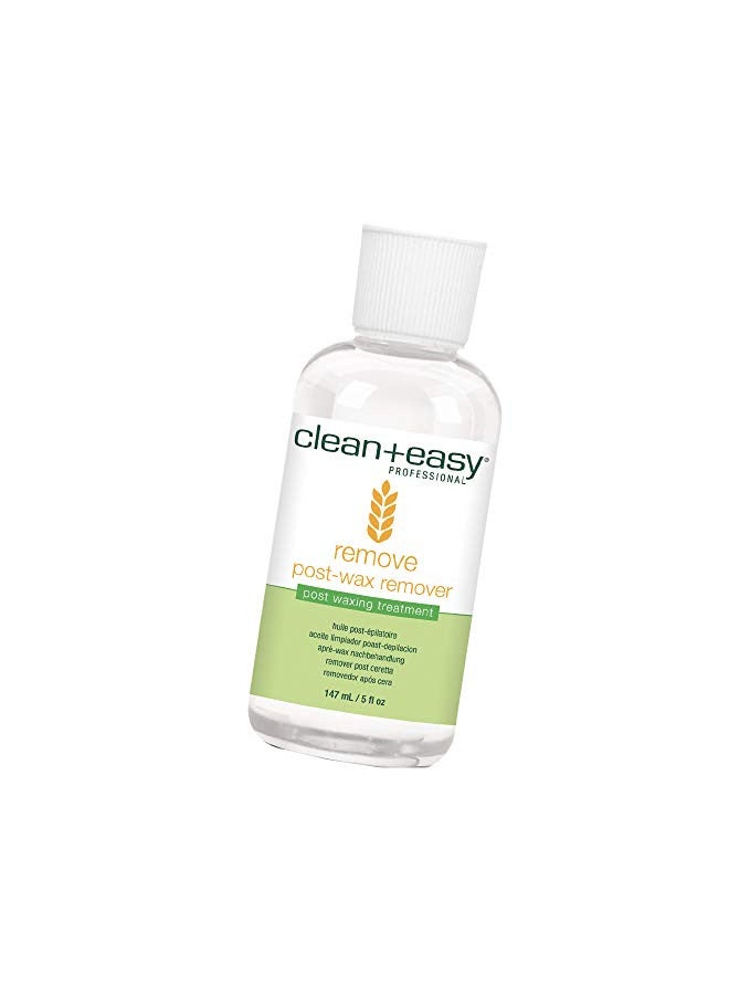 Clean + Easy Remove - After Wax Remover for the Skin with Wheat Germ Oil, Post Waxing Cleanser, 5 oz - Image 1
