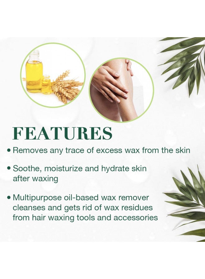 Clean + Easy Remove - After Wax Remover for the Skin with Wheat Germ Oil, Post Waxing Cleanser, 5 oz - Image 5