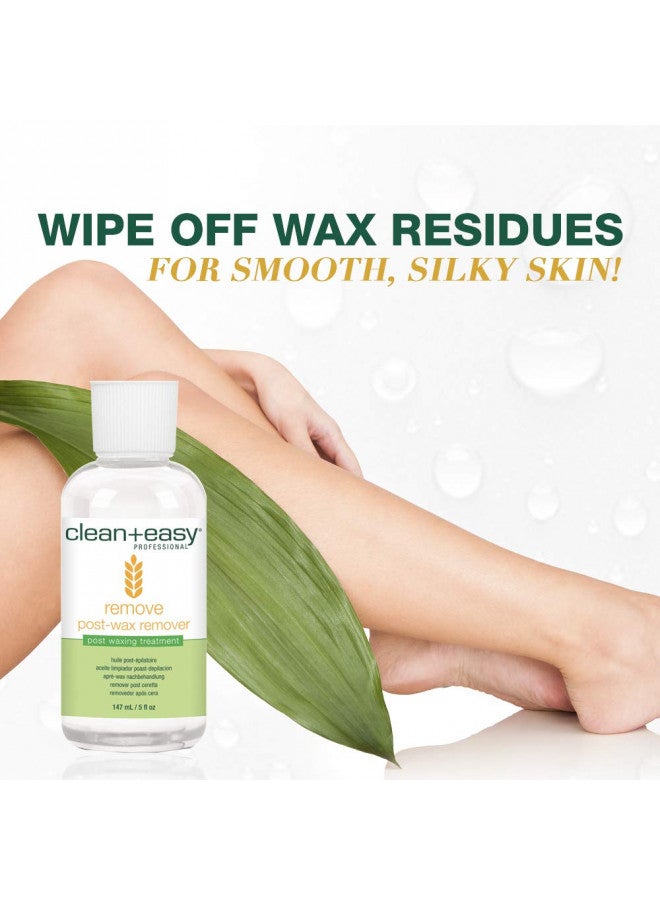 Clean + Easy Remove - After Wax Remover for the Skin with Wheat Germ Oil, Post Waxing Cleanser, 5 oz - Image 3