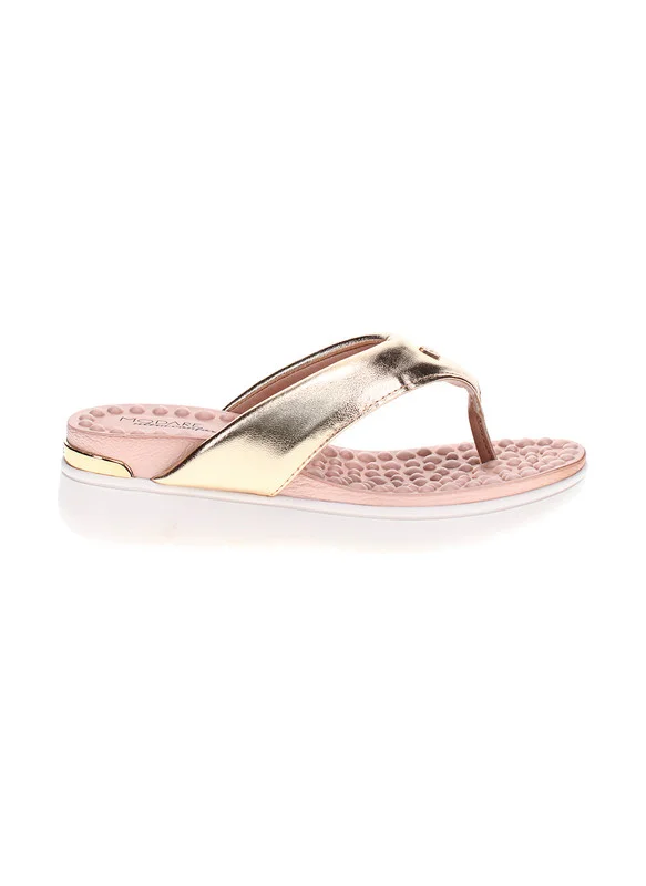 Modare  Modare Ladies Wedge Sandals Golden | Made In Brazil for Women | Best Price UAE