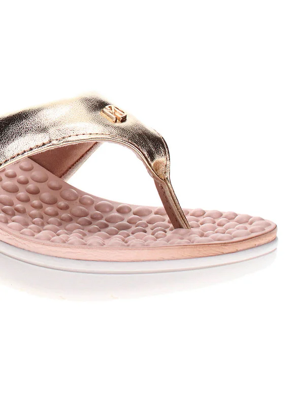 Modare  Modare Ladies Wedge Sandals Golden | Made In Brazil for Women | Best Price UAE