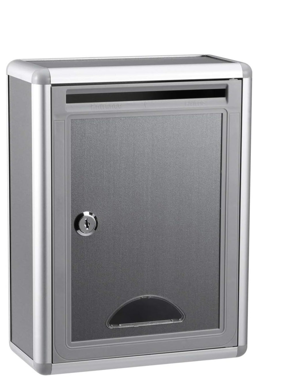 Terabyte Small Suggestion Box Mailbox Locked: Wall Hanging Metal Letter ...