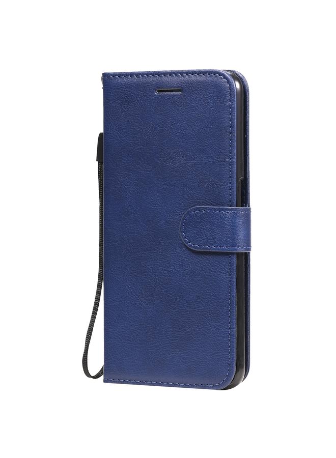 erorex Case For Oppo A52 / A72 / A92 Solid Color Horizontal Flip Protective Leather Case with Holder & Card Slots & Wallet & Photo Frame & Lanyard - Image 2