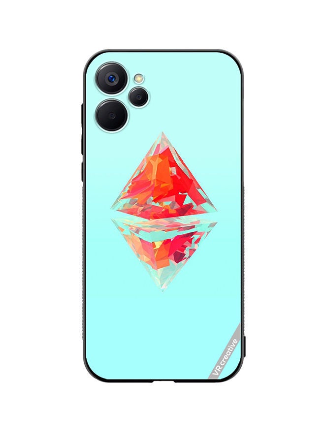 VR CREATIVE Protective Case Cover For Realme 9i 5G Etherium Design Multicolour - Image 1