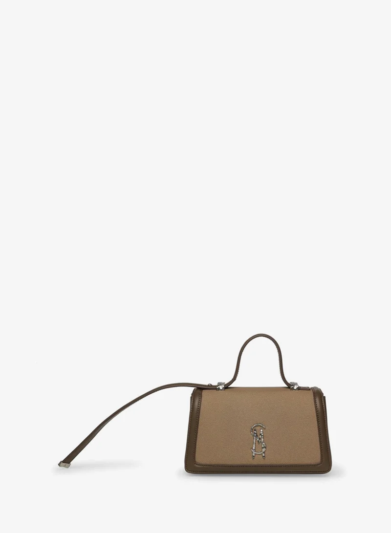 ستيف مادن Bquill Logo Detail Top Handle Bag