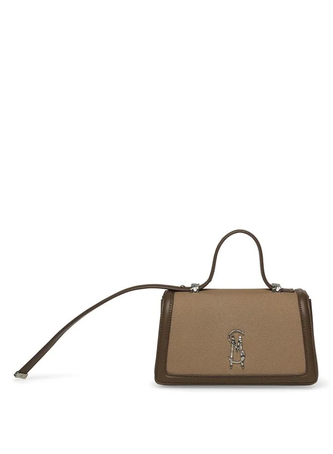 ستيف مادن Bquill Logo Detail Top Handle Bag