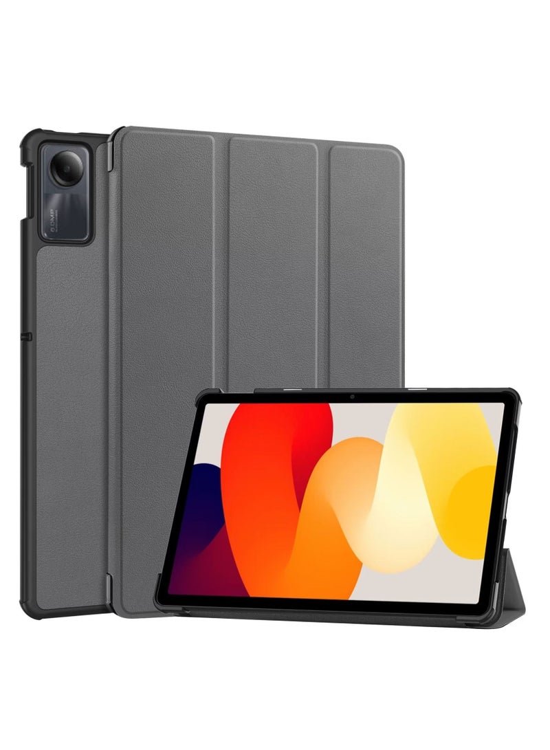 TEAM LUXURY غطاء حماية لجهاز Xiaomi Redmi Pad SE باللون الرمادي - Image 1