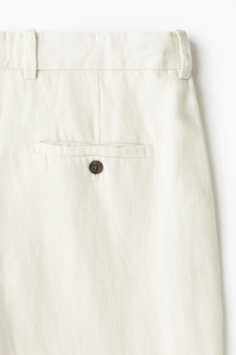 H&M Relaxed Fit linen-blend trousers