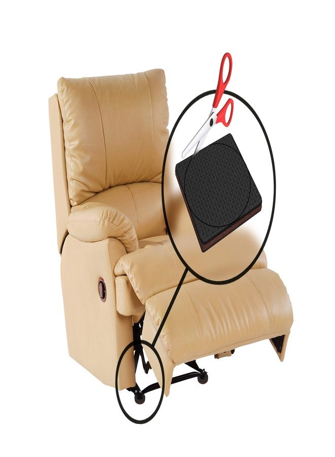 Slipstick وسادات/مثبتات أثاث مانعة للانزلاق من GorillaPads، واقيات أرضية مطاطية أسفل الأثاث، أسود (2.5 بوصة مُجهزة مسبقًا بخطوط قطع) - Image 5