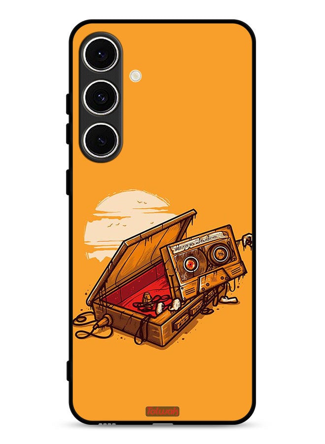 Tolwak Samsung Galaxy M56 5G Protective Case Cover Cassette And Tape Art - Image 1