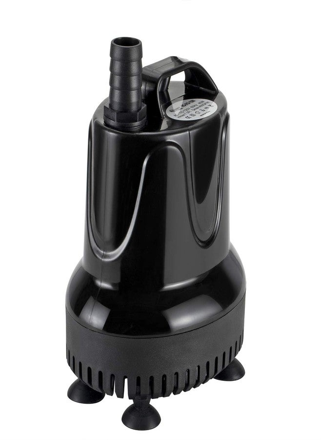 Hygger 660 GPH Submersible Aquarium Water Pump - Black Metal, Ideal for Fish Tank, Pond, Fountain & Hydroponic Systems - Image 1