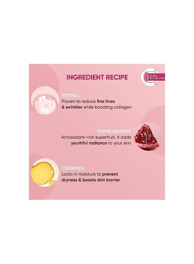 Dot & Key Night Reset Retinol   Ceramide Night Cream  Anti Aging Cream For Women and Men Reduces Fine Lines and Wrinkles  Oil Free and Non Sticky Moisturizer   For Glowing Youthful Skin  For All Skin - Image 3