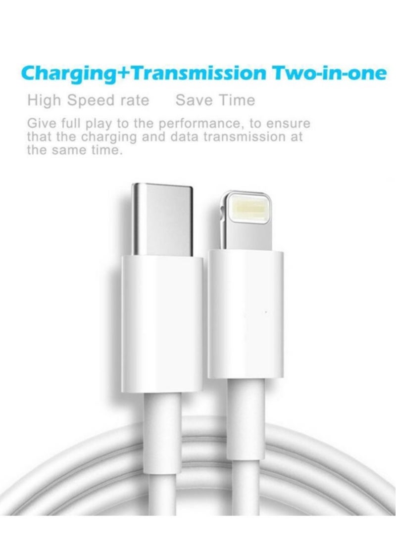 ELTRAZONE - Lightning Cable  PD Fast Charging and Hi-speed Syncing Cord Compatible with iPhone X/XS/XR/XS MAX/8/8 Plus, iPad Pro - Image 1