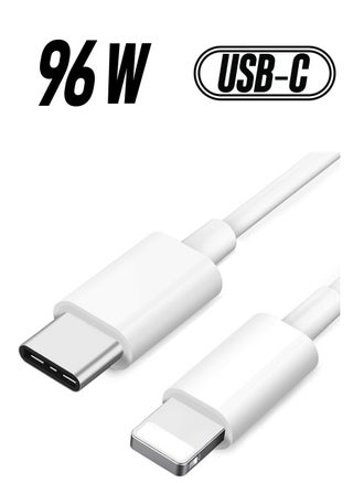 Lightning Cable  PD Fast Charging and Hi-speed Syncing Cord Compatible with iPhone X/XS/XR/XS MAX/8/8 Plus, iPad Pro - pzsku/Z633155D5176BB2D68688Z/45/_/1738234285/f3e1943d-f4f9-468e-bd1d-cb82fdbf1006