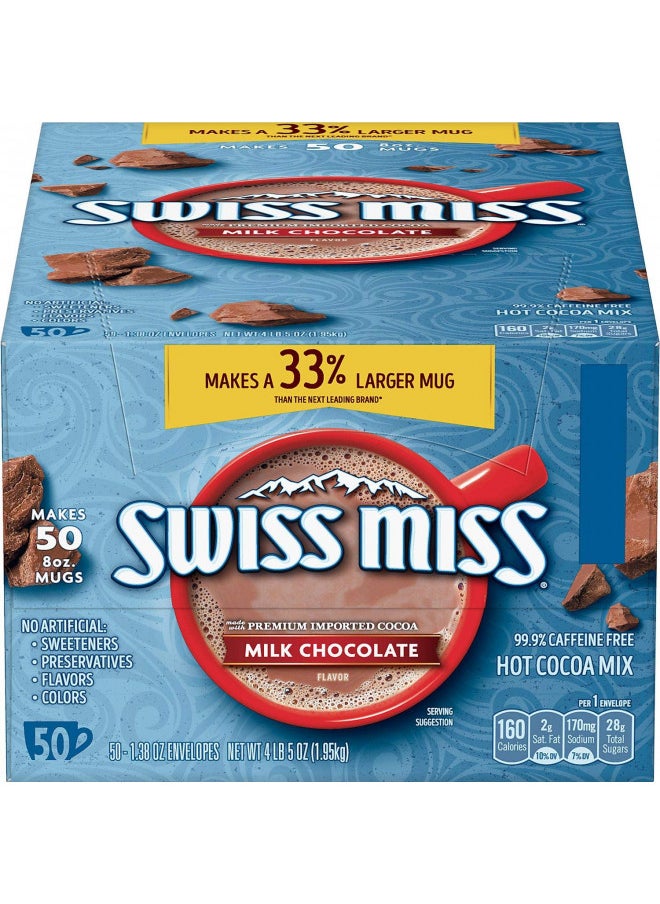 Swiss Miss Hot Cocoa Mix, Regular (SWM47491) (2 Pack 50 Packets/Box) - pzsku/Z63316DC9BD69491CFCBEZ/45/_/1731077862/7b215002-7b7a-4d87-8b2e-9ec9d866d5b8