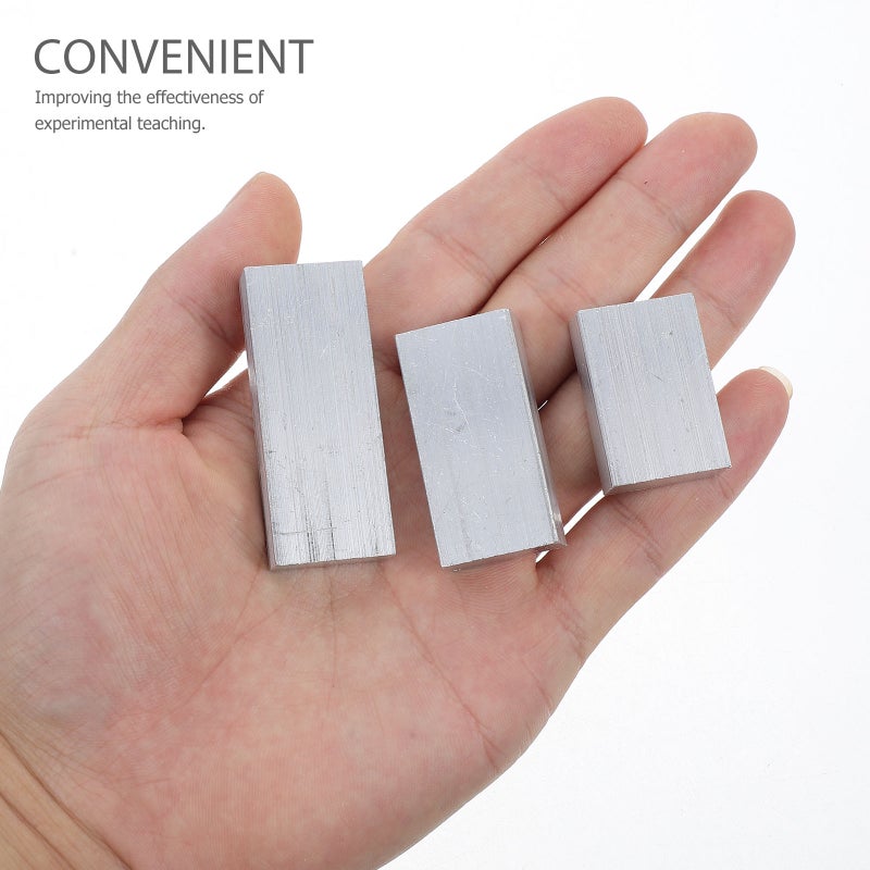 9pcs Precision Measurement Kit Science Education with Aluminum Iron and Blocks for Comparing Material Densities in Middle School Physics Experiments - Image 3