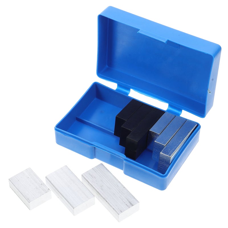 9pcs Precision Measurement Kit Science Education with Aluminum Iron and Blocks for Comparing Material Densities in Middle School Physics Experiments - Image 1