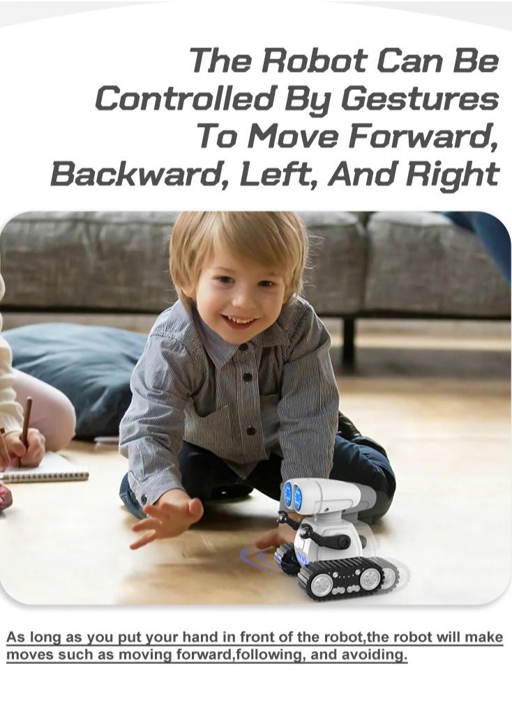 Generic Children's Intelligent Remote Control Robot - Intelligent Robot Puzzle Toy, Gesture Sensing Robot Kit Singing and Dancing Gift for Boys Aged 4-12  - Image 5