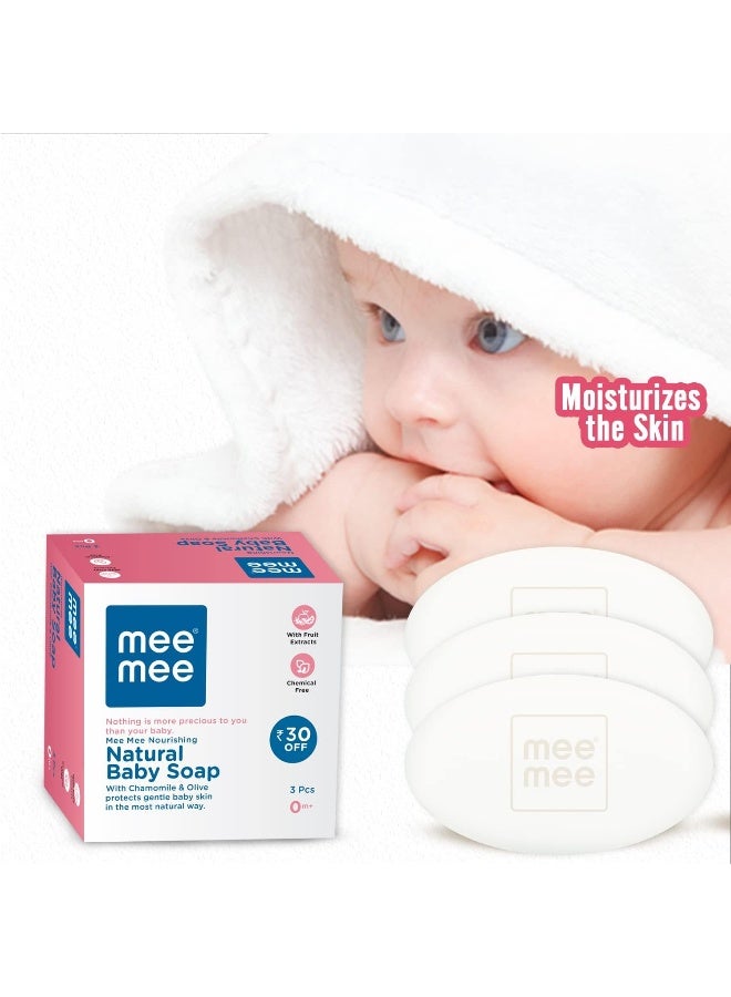 Mee Mee Baby Soap/Almond & Milk Extracts, 3 x 75 gm - Image 5