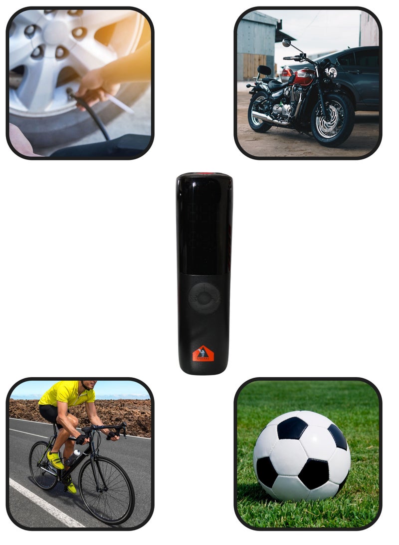 سفاري كمبروسر هواء سفاري ، شاشة رقمية ذكية ، سهل الحمل SD01 محمول - Image 2