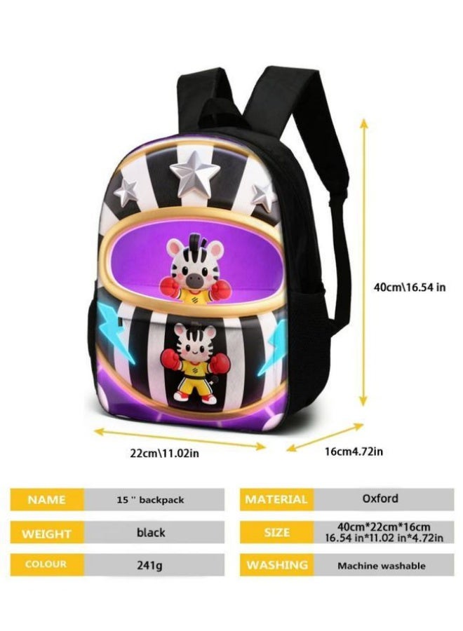 Bright Li Fire Fashion is unlimited! Cartoon bag three-piece set, suitable for a variety of scenes for students and teenagers (available for students, children, friends on outings, mountain climbing, schooling, etc.) - 2 - Image 5