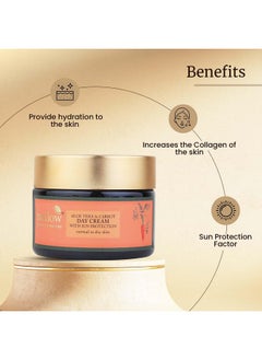 MELLOW Herbal Face Cream With Aloe Vera & Carrot For Smooth, Silky & Healthy Skin, Lightweight Day Sunscreen Moisturizer For Normal To Dry Skins, Sun Protection From Uva & Uvb Rays [50 Gm]  - Image 2