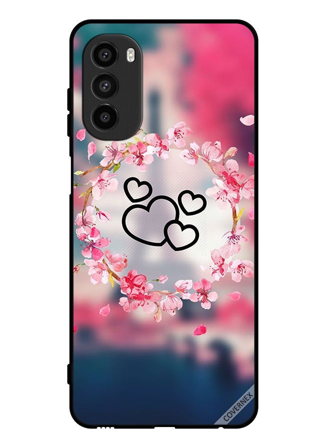 Covernex Protective Case Cover For Motorola Moto G52 Hearts Art Clip - Image 1