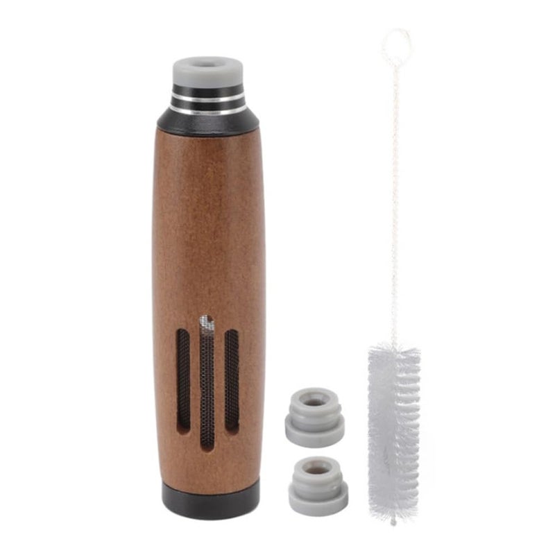 Mini Portable Ashtray Black Plum Blossom Design for Men Fathers - Image 2