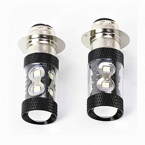DSkoiph 2x H6m 100W LED Super White HeadLight Bulbs Fit For Honda TRX 250 300 400 450 700 - Image 3