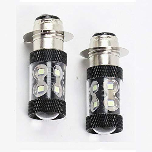DSkoiph 2x H6m 100W LED Super White HeadLight Bulbs Fit For Honda TRX 250 300 400 450 700 - Image 5