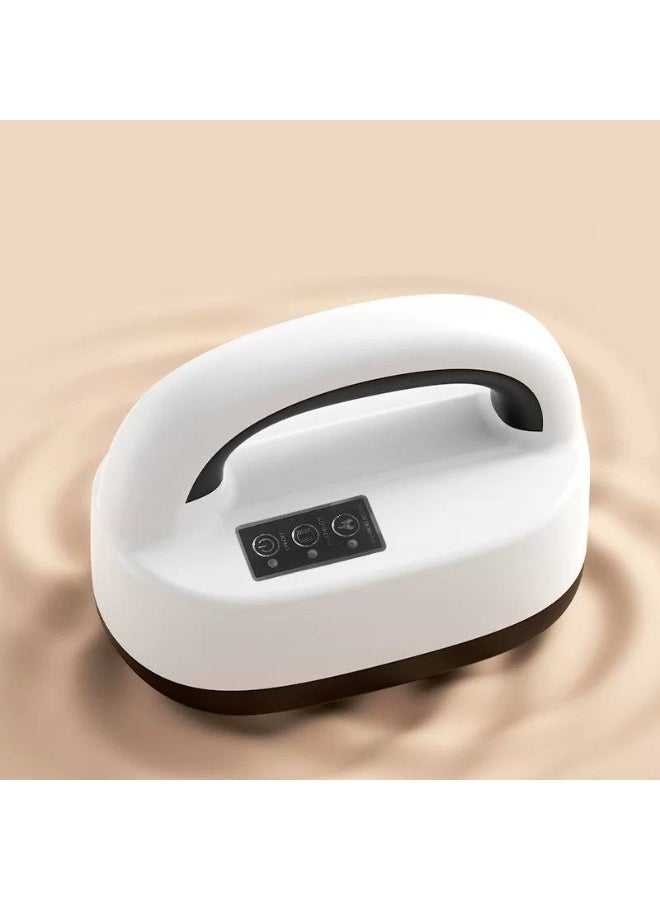 جهاز تدليك يحتوي على بكرات دوارة لكامل الجسم قابل لإعادة الشحن مع مساج حراري يخفف التوتر ويمنح استرخاءً عميقًا في أي وقت. - Image 1