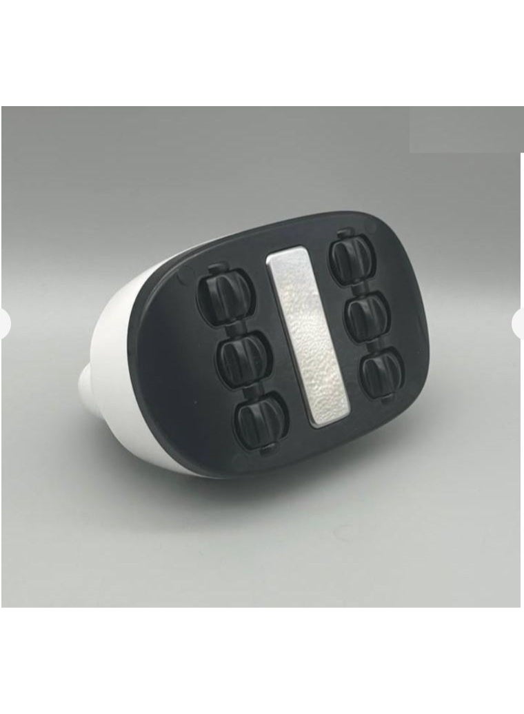 جهاز تدليك يحتوي على بكرات دوارة لكامل الجسم قابل لإعادة الشحن مع مساج حراري يخفف التوتر ويمنح استرخاءً عميقًا في أي وقت. - Image 3