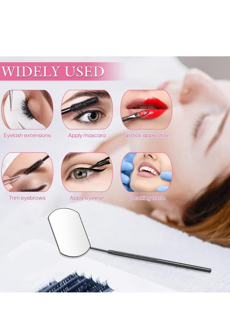 Generic Large Eyelash Extension Mirror Detachable Stainless Steel 45 Degree Angle Design Eyelash Extension Mirror for Eyelash Supplies - Image 3