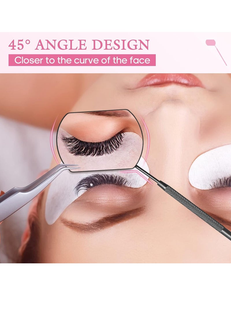Generic Large Eyelash Extension Mirror Detachable Stainless Steel 45 Degree Angle Design Eyelash Extension Mirror for Eyelash Supplies - Image 2