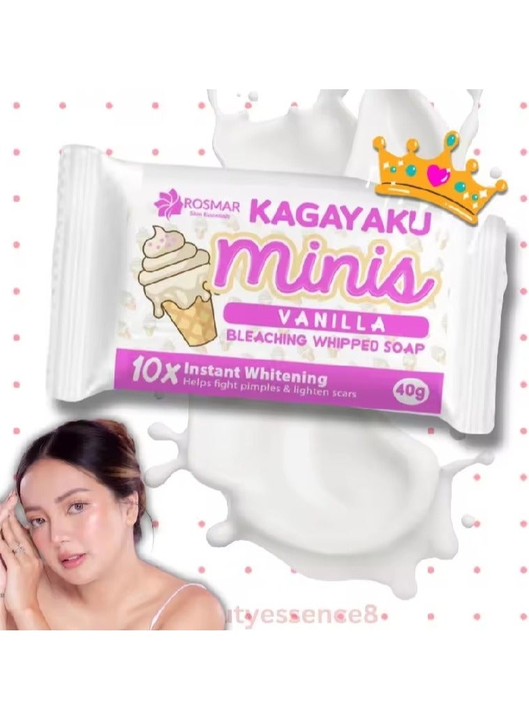ROSMAR KAGAYAKU MINIS VANILLA BLEACHING WHIPPED SOAP 40G - Image 3