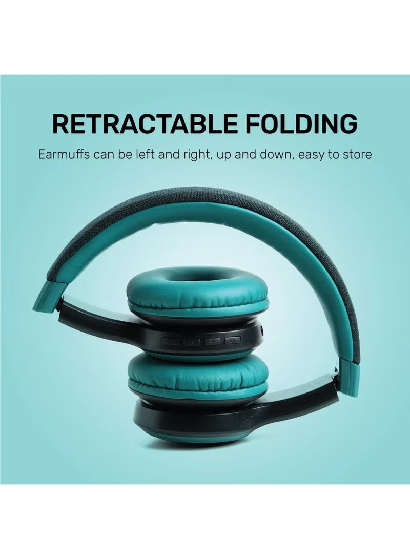 arizone Arizon AH-9 Bluetooth 5.3 Over-Ear Wireless Headphones with 6 EQ Modes HiFi Stereo Noise Cancellation - Image 2